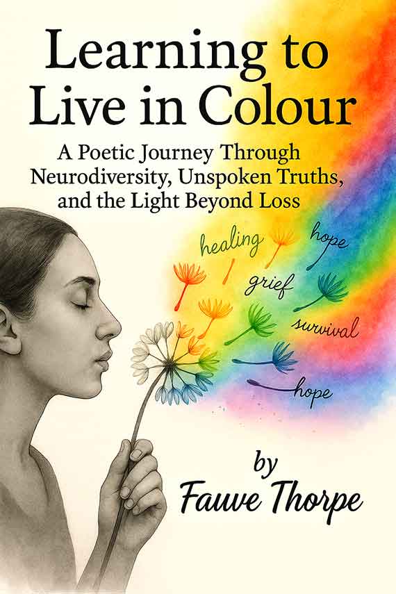 events paper Tiger Poetry
new author Learning to Live in Colour by Fauve Thorpe