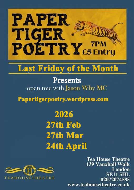 paper tiger poetry poetry evenning