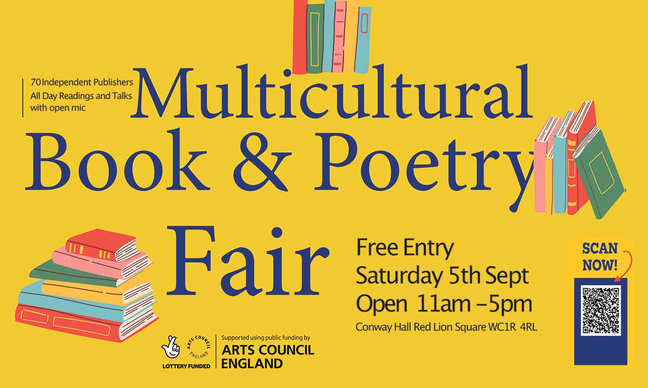 Multicultural Book & Poetry Fair 2026free entry and free talks and readings all day long